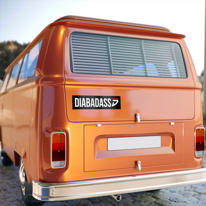 Diabadass Bumper Stickers - Black Font