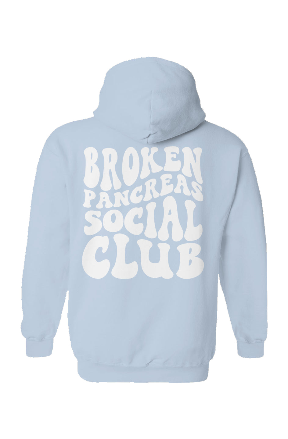 Broken Pancreas Social Club Hoodie - White