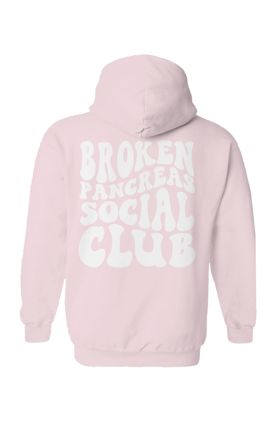 Broken Pancreas Social Club Hoodie - White