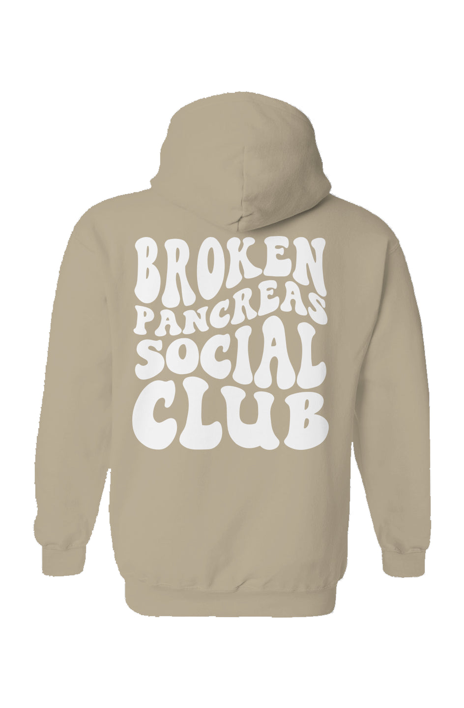 Broken Pancreas Social Club Hoodie - White