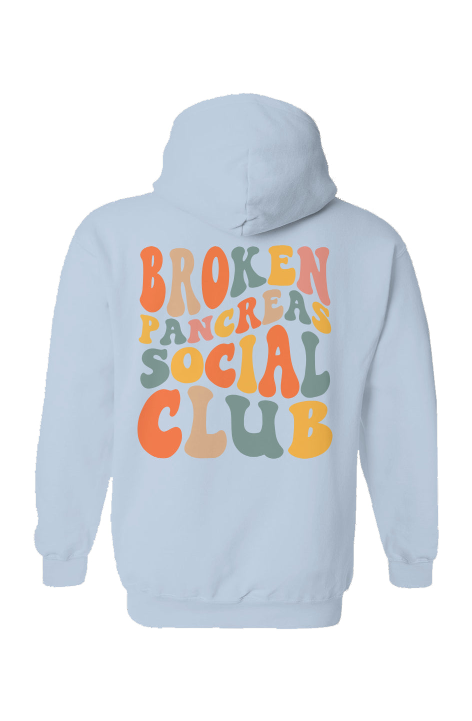 Broken Pancreas Social Club Hoodie - Multicolored