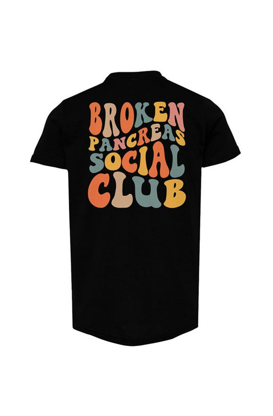 Broken Pancreas Social Club Youth Tee - Multicolored