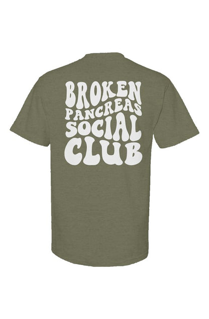 Broken Pancreas Social Club Street Tee - White