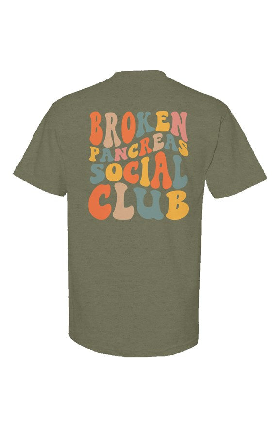 Broken Pancreas Social Club Street Tee - Multicolored