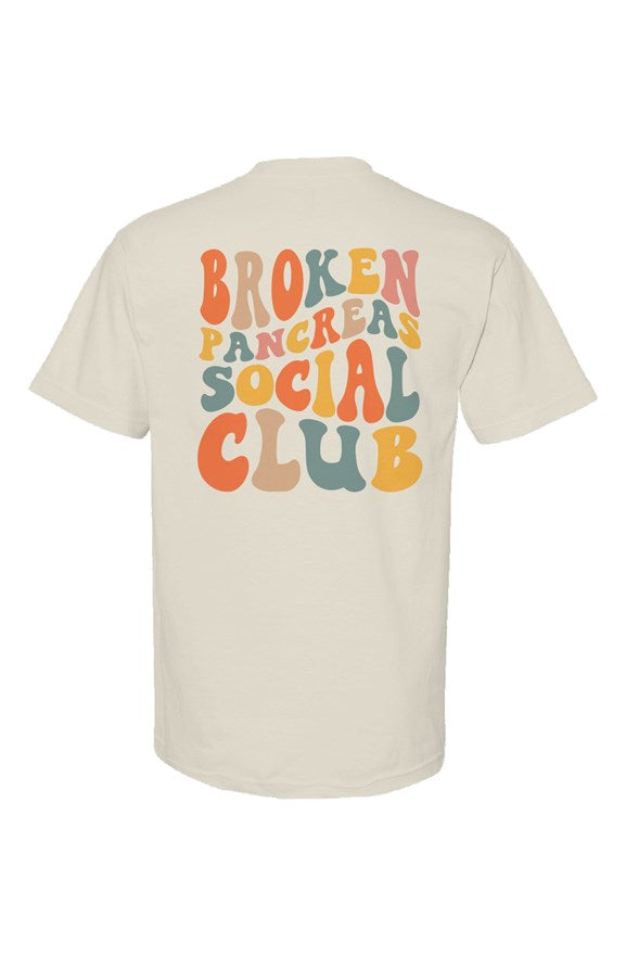 Broken Pancreas Social Club Street Tee - Multicolored